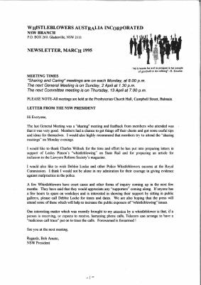 March 1995 — first-page preview